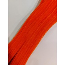 Проволока синельная 30 см цв. ярко-оранжевый, цена за 10 шт